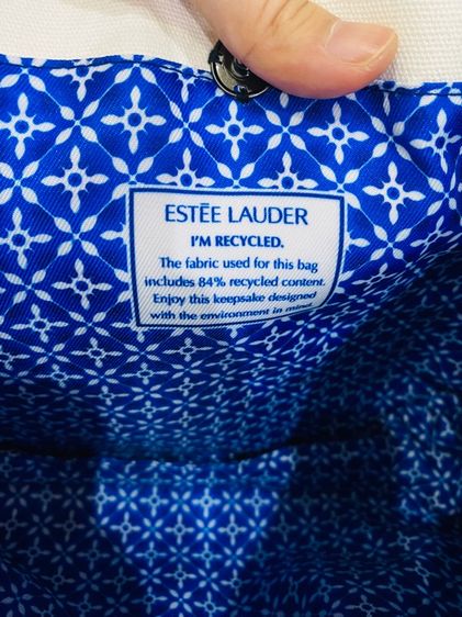 กระเป๋า Tote Bag Estée Lauder Premium Gift ของแท้ สภาพใหม่ พร้อมชาร์มห้อย รูปที่ 14