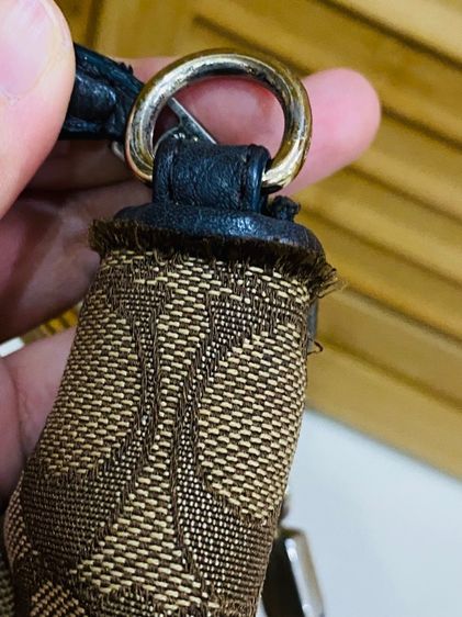 Used COACH SMALL KELSEY SATCHEL IN SIGNATURE WITH LEATHER TRIM แท้  รูปที่ 17