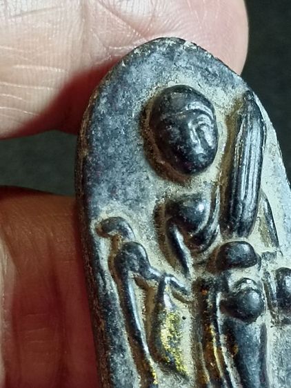 พระสีวลีมีย่ามหลวงพ่อกวยแถมหลวงพ่อรวยเนื้อทองชุบ รูปที่ 8