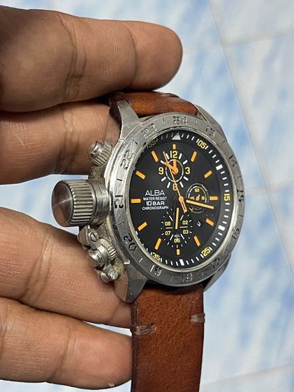 นาฬิกา Alba Chronograph พร้อมสายหนังแท้ รูปที่ 3