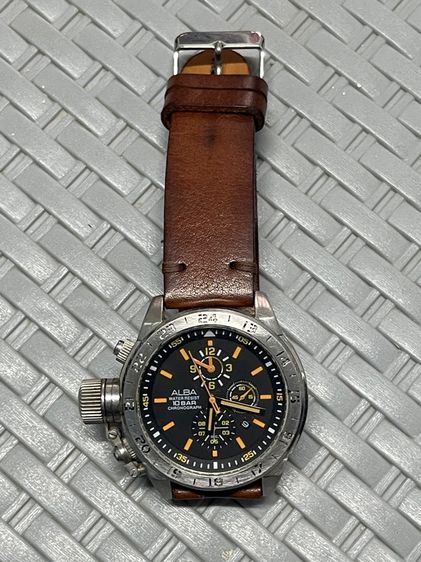 นาฬิกา Alba Chronograph พร้อมสายหนังแท้ รูปที่ 6