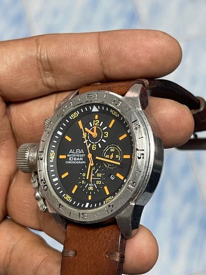 นาฬิกา Alba Chronograph พร้อมสายหนังแท้ รูปที่ 4