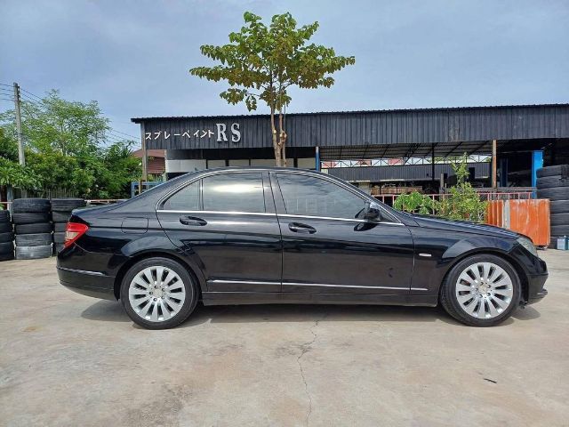 Mercedes-Benz C-Class 2009 C200 Kompressor Sedan เบนซิน ไม่ติดแก๊ส เกียร์อัตโนมัติ ดำ รูปที่ 4