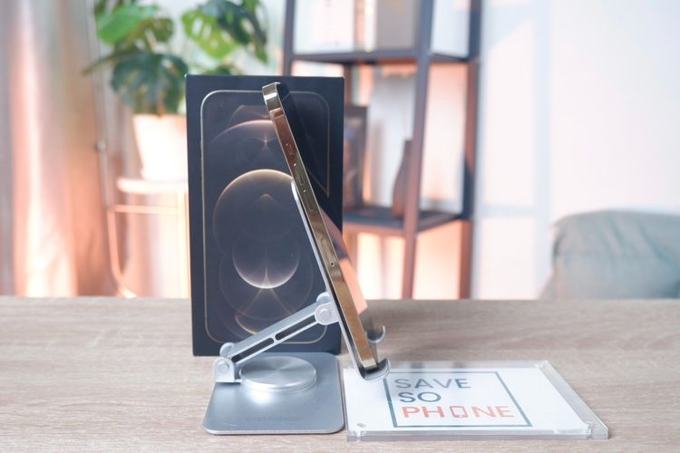 iPhone 12 Promax 128GB สี Gold เครื่องสวย ราคาเพียง 8,990.- มีประกันร้าน 60วัน รูปที่ 4