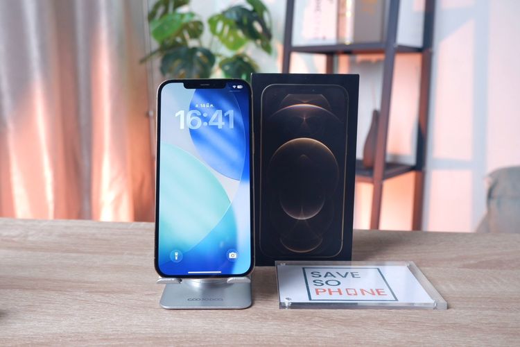 iPhone 12 Promax 128GB สี Gold เครื่องสวย ราคาเพียง 8,990.- มีประกันร้าน 60วัน รูปที่ 2