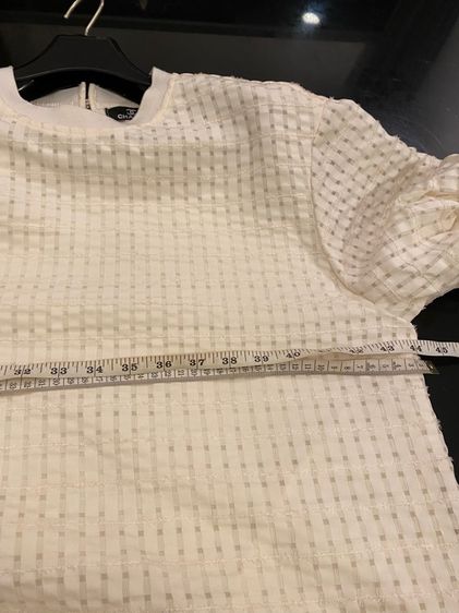 ชาแนล เสื้อตัวยาว กึ่งเดรส  เนื้อผ้าลูกไม้ฝรั่งเศส รูปที่ 11