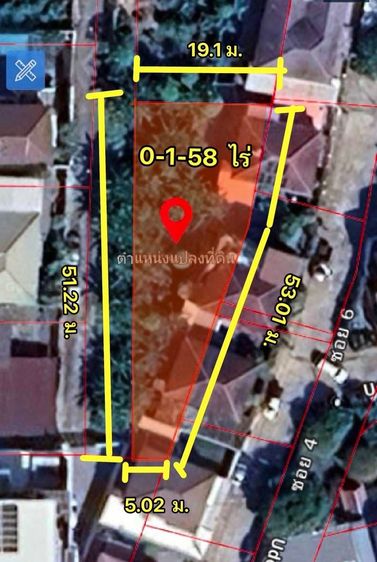 ขายที่ดินถมแล้ว ปลูกกล้วยอยู่ อยู่ในซอยอุดมสุข 56 (ซอยตัน) ถนนสุขุมวิท 103 ขนาด 158 ตรว.ขายตรว.ละ85,000.- โอนคนละครึ่ง