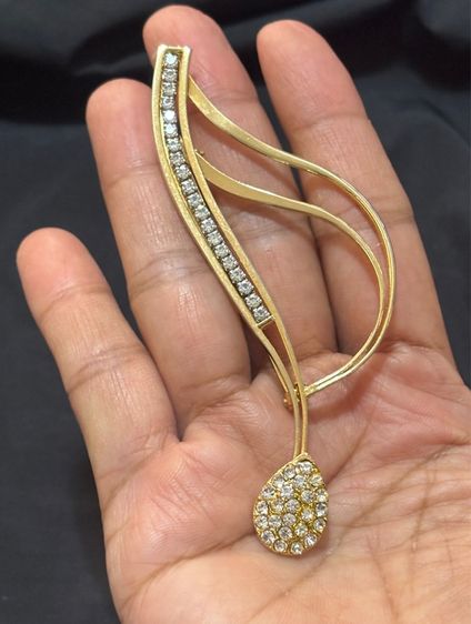 เข็มกลัดวินเทจคริสตัล รูปที่ 3