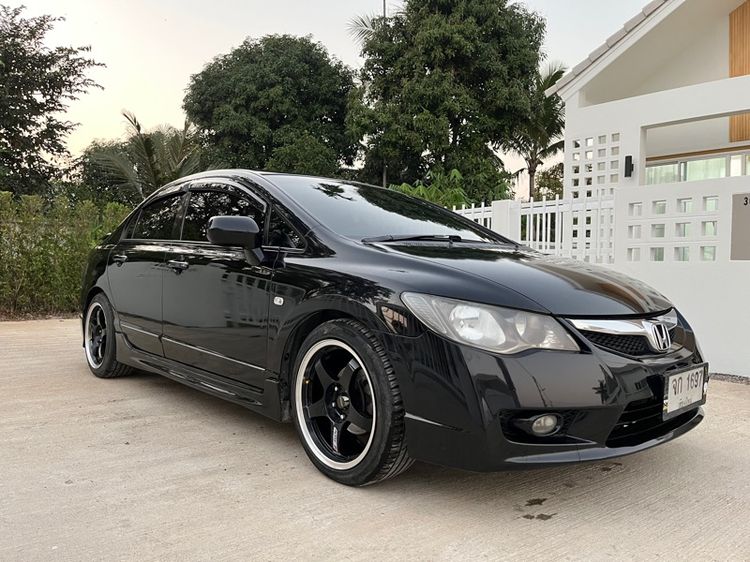 Honda Civic 2009 1.8 S i-VTEC Sedan เบนซิน ไม่ติดแก๊ส เกียร์อัตโนมัติ ดำ รูปที่ 3