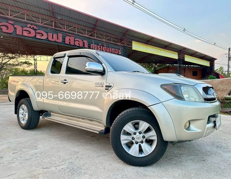 Toyota Hilux Vigo 2006 3.0 E Prerunner Pickup ดีเซล ไม่ติดแก๊ส เกียร์ธรรมดา เทา รูปที่ 2