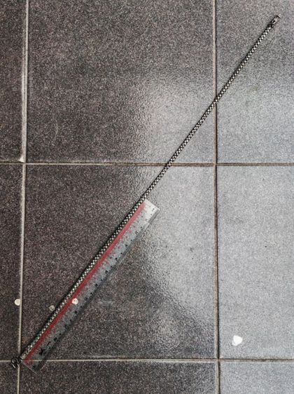 สร้อยคอเงินแท้ งานเก่า มันๆหายากๆ เส้นเดียวจบครับ รูปที่ 8