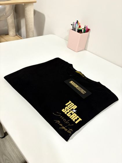 ลายเซ็น Smokey Nagata เต็ม TOP SECRET T - SHIRT MINI SIZE L รูปที่ 3