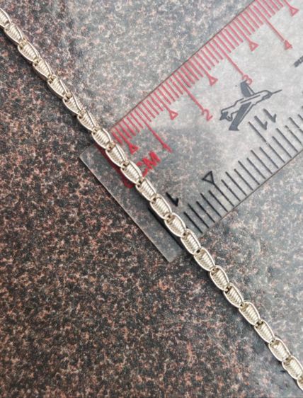 สร้อยคอเงินแท้ งานเก่า ลายสวยมาก ราคาเบาๆครับ รูปที่ 6