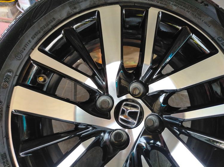 แม็กฮอนด้า ขอบ16 พร้อมยางดันลอป ป้ายแดง185 60 16 ปลายปี23 มีตุ่มหน้ายางทุกเส้นใส่ jazz city ได้ทุกรุ่น รูปที่ 5