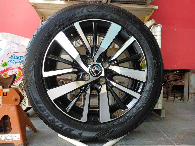 แม็กฮอนด้า ขอบ16 พร้อมยางดันลอป ป้ายแดง185 60 16 ปลายปี23 มีตุ่มหน้ายางทุกเส้นใส่ jazz city ได้ทุกรุ่น รูปที่ 4