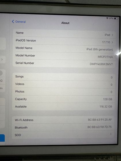 Ipad 6th gen 128gb รูปที่ 5