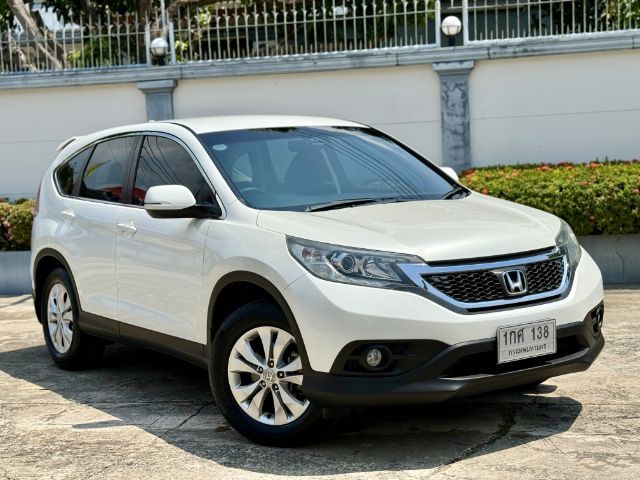 Honda CR-V 2013 2.0 E 4WD Utility-car เบนซิน ไม่ติดแก๊ส เกียร์อัตโนมัติ ขาว