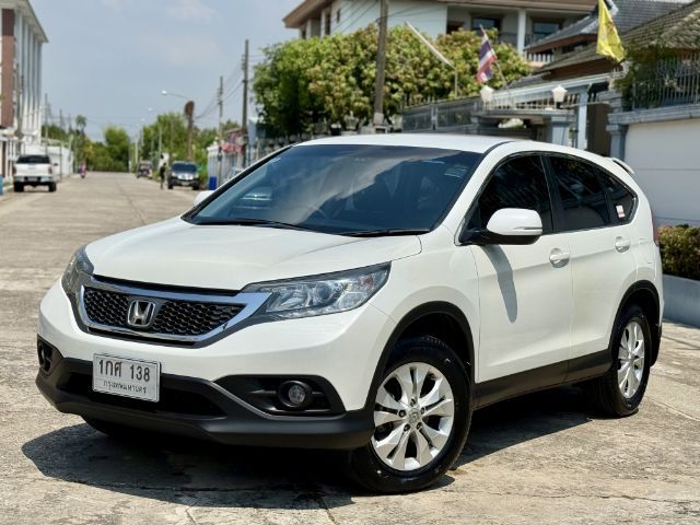 Honda CR-V 2013 2.0 E 4WD Utility-car เบนซิน ไม่ติดแก๊ส เกียร์อัตโนมัติ ขาว รูปที่ 2