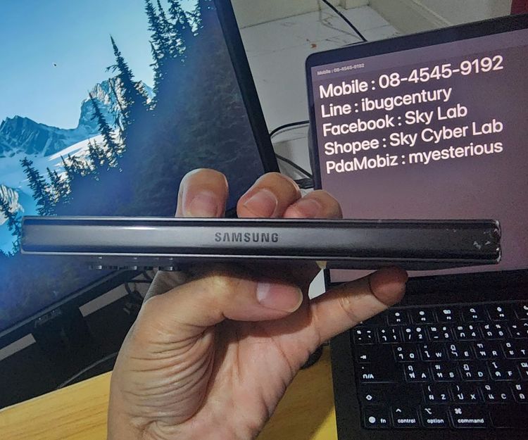 แลก-ขาย Z Fold 5 ram12 rom512g สีพิเศษ Blue เครื่องเปล่า รีเซ็ตอัพเดทได้ปกติ ผ่าน Shopee ได้ รูปที่ 7