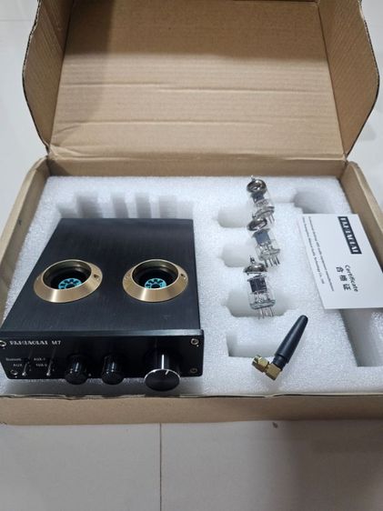 ขายปรีแอมป์หลอด PJ Miaolai M7 สภาพสวย เสียงดี ใช้งานปกติ
พร้อมกล่อง และหลอด 6J1 จำนวน 3 หลอด รูปที่ 2