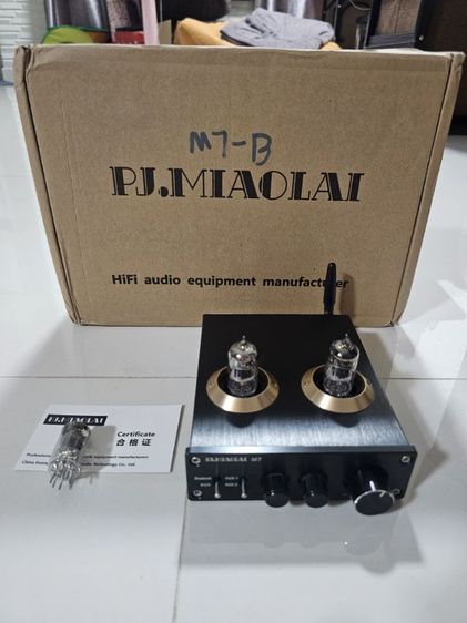 ขายปรีแอมป์หลอด PJ Miaolai M7 สภาพสวย เสียงดี ใช้งานปกติ
พร้อมกล่อง และหลอด 6J1 จำนวน 3 หลอด รูปที่ 8