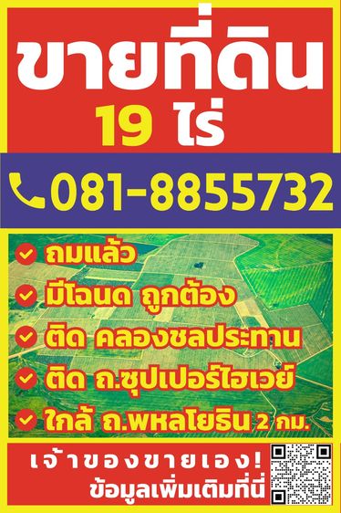 ขายที่ดินแม่ลาว เชียงราย แปลงสวย ติดถนนซุปเปอร์ไฮเวย์ เชียงใหม่-เชียงราย รูปที่ 4