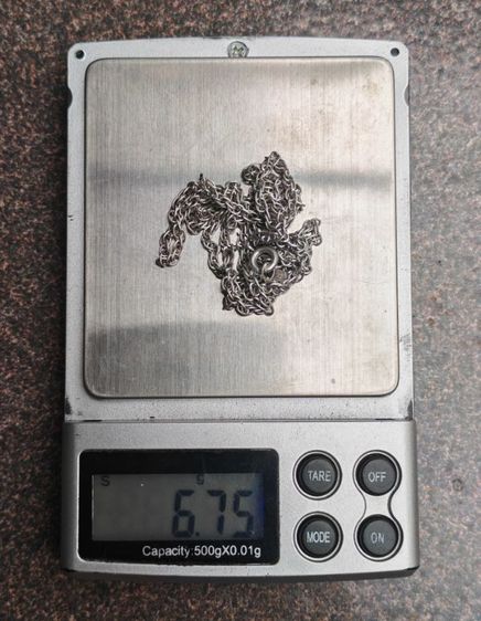 สร้อยคอเงินแท้ งานเก่า ลายสวยมาก แบ่งปันหลักร้อยครับ รูปที่ 9