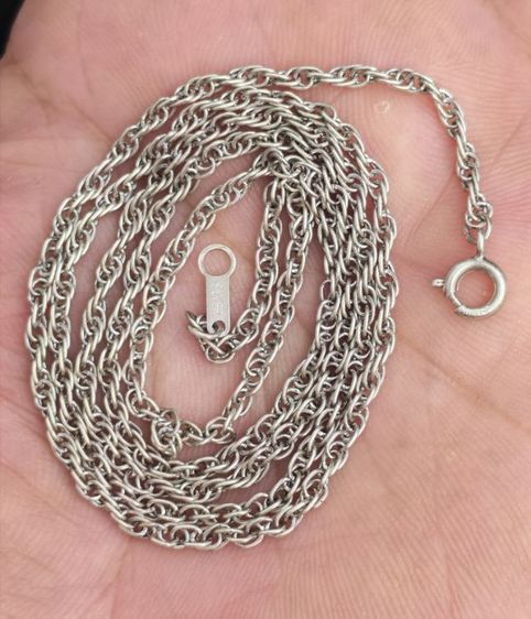 สร้อยคอเงินแท้ งานเก่า ลายสวยมาก แบ่งปันหลักร้อยครับ รูปที่ 3