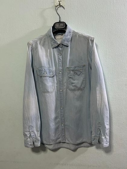 🌈 เสื้อเชิ้ตยีนส์ เชิ้ตสียีนส์ฟอก แบรนด์ Lowrysfarm(โลว์ริสฟาร์ม) แท้💯🌈