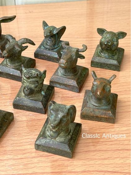 ตราประทับ ทองเหลืองออกสัมฤทธิ์ 12ราศรี สะสม รูปที่ 5