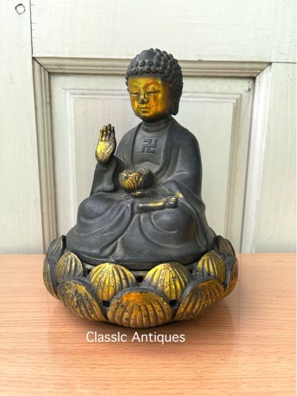 กระถางกำยาน พระยูไรทองเหลืองA53 รูปที่ 7