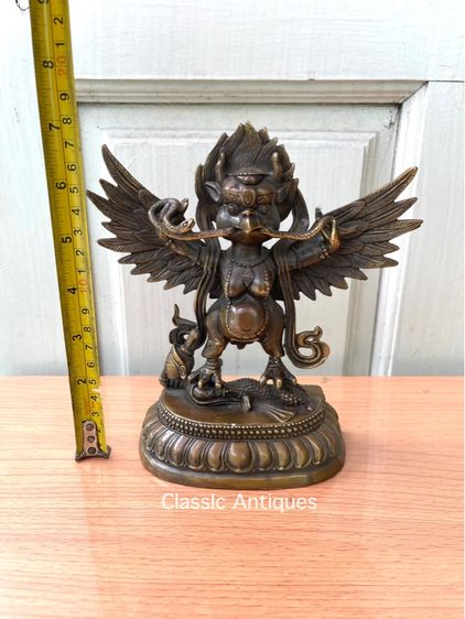 ครุฑ ยุดนาคธิเบต ทองเหลืองสะสมA2 รูปที่ 8