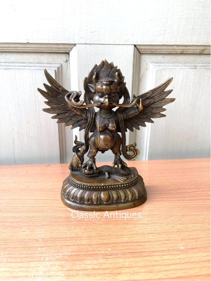 ครุฑ ยุดนาคธิเบต ทองเหลืองสะสมA2 รูปที่ 11