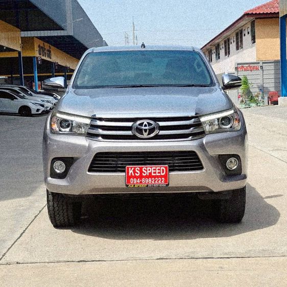 Toyota Hilux Revo 2017 2.4 G Prerunner Pickup ดีเซล ไม่ติดแก๊ส เกียร์อัตโนมัติ เทา รูปที่ 2