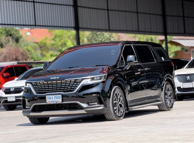 Kia Carnival 2022 2.2 EX Utility-car ดีเซล ไม่ติดแก๊ส เกียร์อัตโนมัติ ดำ รูปที่ 2