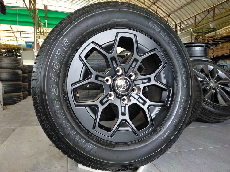 อื่นๆ 18" อื่นๆ แม็กโตโยต้าทราโว่ ขอบ18 ป้ายแดง พร้อมยางบริสโตน 265 60 18 ปี23 ยางสวยทุกเส้นตามรูป ใส่รีโว่ วีโก้ ฟอร์จูนเนอร์