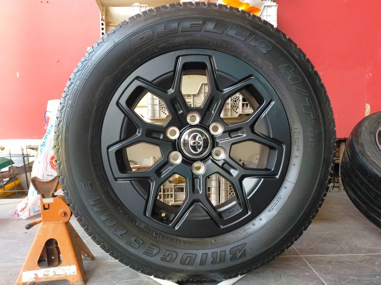 แม็กโตโยต้าทราโว่ ขอบ18 ป้ายแดง พร้อมยางบริสโตน 265 60 18 ปี23 ยางสวยทุกเส้นตามรูป ใส่รีโว่ วีโก้ ฟอร์จูนเนอร์ รูปที่ 4