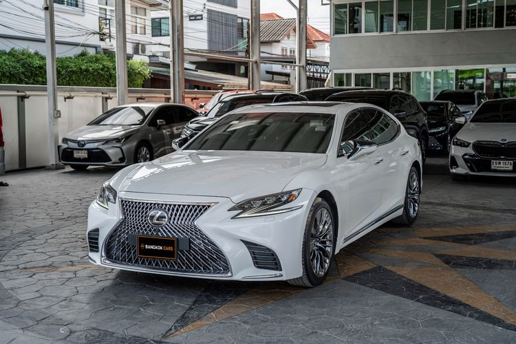 Lexus LS500 2019 รุ่นย่อยอื่นๆ Sedan เบนซิน เกียร์อัตโนมัติ ขาว รูปที่ 4