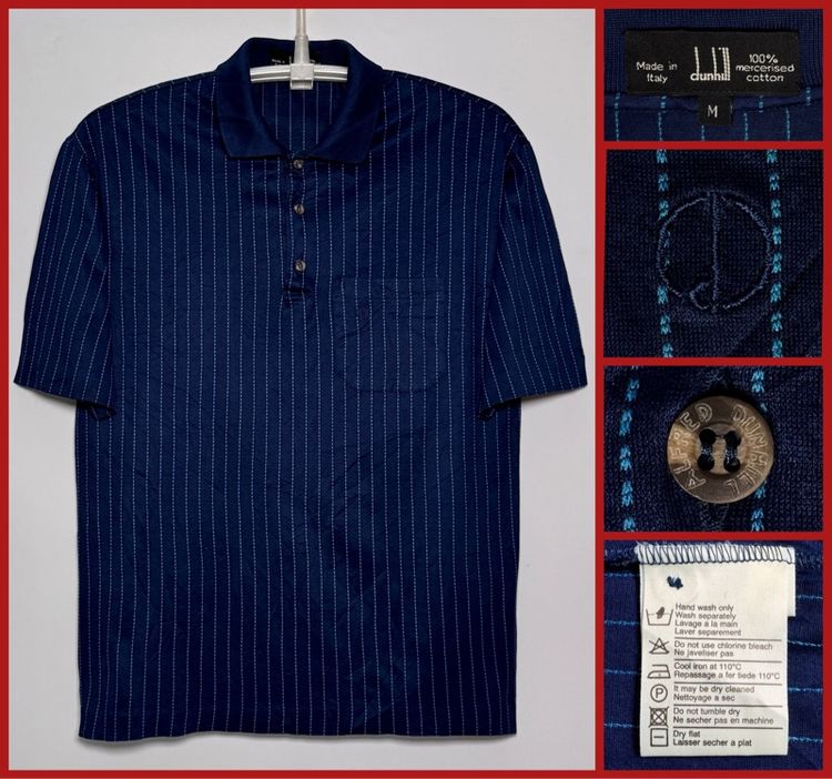 ⚠️ของใหม่▪️รุ่นใหม่‼️เสื้อโปโล dunhill ของแท้ MADE IN ITALY