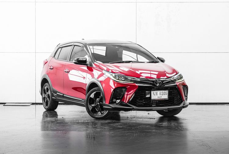Toyota Yaris 2021 1.2 Sport Premium X Sedan เบนซิน ไม่ติดแก๊ส เกียร์อัตโนมัติ แดง รูปที่ 2