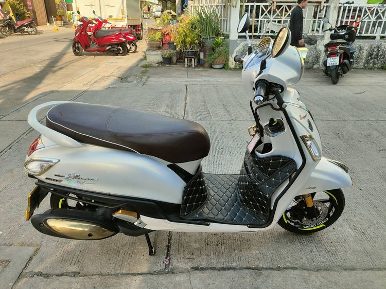 🛵ยังไงก็ขาย Grand filano ปี 63 เครื่องดี สีสวย สตาร์ทมือ(กุญแจรีโมท)ระบบHybrid เล่มชุดโอนครบ+เปลี่ยนถ่ายน้ำมันเครื่องฟรี ส่งฟร30กิโล รูปที่ 3
