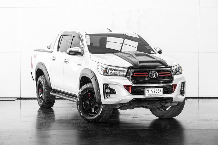 Toyota Hilux Revo 2018 2.4 Prerunner G Utility-car ดีเซล ไม่ติดแก๊ส เกียร์อัตโนมัติ ขาว รูปที่ 2