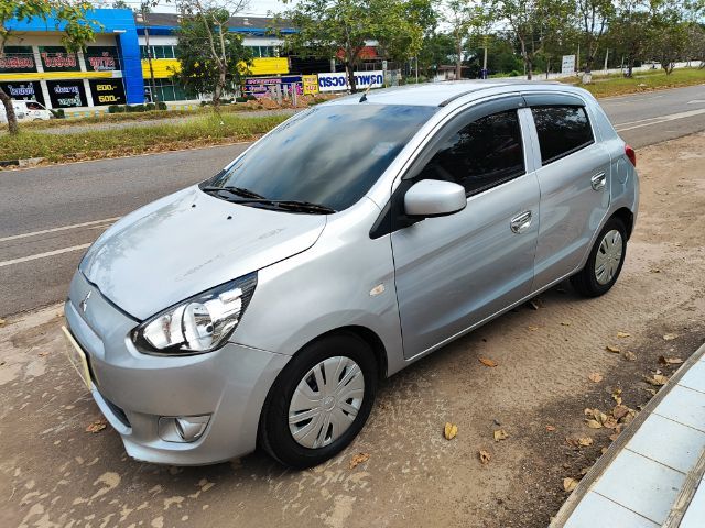 Mitsubishi Mirage 2014 1.2 GLS Sedan เบนซิน ไม่ติดแก๊ส เกียร์อัตโนมัติ เทา รูปที่ 3