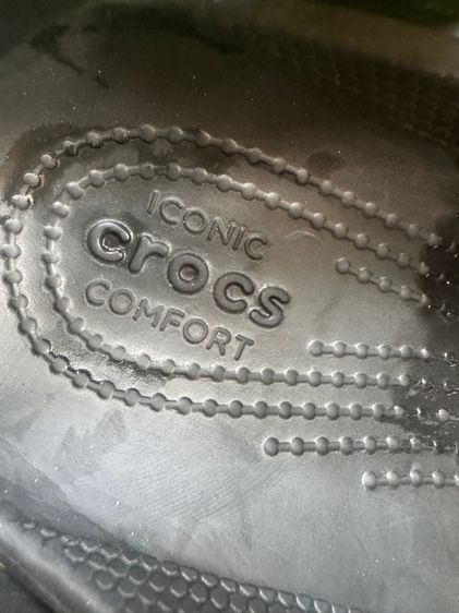 Crocs เท้า 37.5  M5 W7 สีดำ รูปที่ 4
