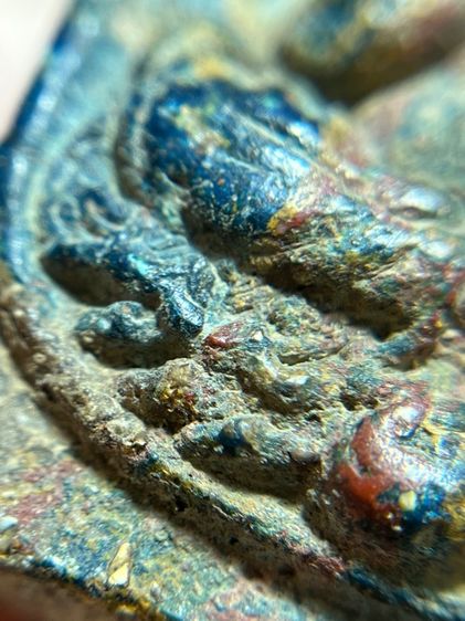 พระสมเด็จพิมพ์ใหญ่ เนื้อเบญจรงค์ หลังพระปิดตา รูปที่ 9