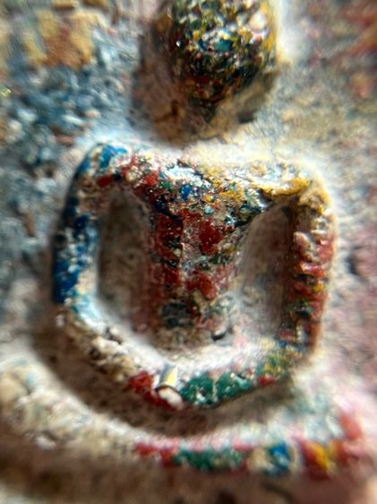 พระสมเด็จพิมพ์ใหญ่ เนื้อเบญจรงค์ หลังพระปิดตา รูปที่ 5