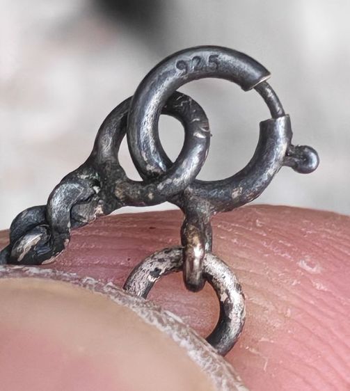 สร้อยคอเงินแท้ งานเก่า ลายนี้หายากสุดๆ ราคาแบ่งปันครับ รูปที่ 5