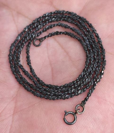 สร้อยคอเงินแท้ งานเก่า ลายนี้หายากสุดๆ ราคาแบ่งปันครับ รูปที่ 3