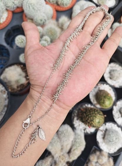 สร้อยคอเงินแท้ งานนอกงานเก่า หนึ่งเดียวไม่เหมือนใคร ราคาดีๆครับ รูปที่ 3