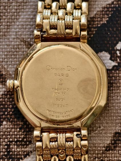 Christian Dior lady watch gold plated 10 M แท้ อุปกรณ์ครบ รูปที่ 2